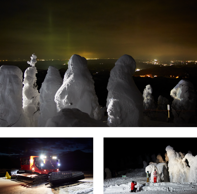 夜の樹氷観賞会